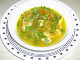 Chicken Mulligatawny Soup from "the Frugal Gourmet"