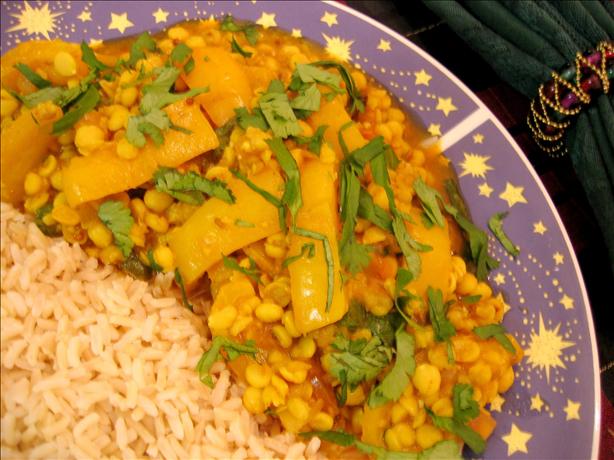 Chana Dal With Bell Pepper. Photo by eatrealfood