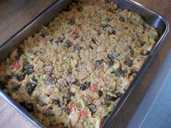 Imitation Crab Casserole. Photo by Pricilla