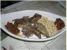 shredded lamb tagine. Recipe by chia