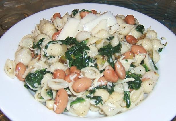 Penne with Swiss Chard & Asiago Cheese. Photo by Kathy228
