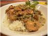 Basil Chicken in Coconut Curry Sauce
