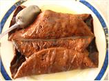 Chocolate Mousse Crepes with Grand Marnier Sauce. Photo by GalicioBocharit