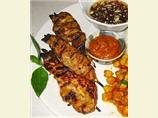 Ga Lui (skewered five spice chicken)