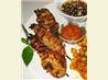 Ga Lui (skewered five spice chicken)