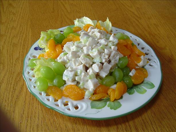 Mandarin Chicken Salad with Orange Juice Dressing. Photo by CountryLady