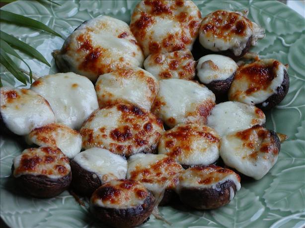 Mushrooms Stuffed With Swiss Cheese. Photo by Rita~