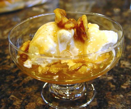 Maple Walnut Ice Cream Sauce. Photo by Bev