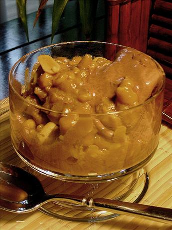 Peanut Crunch Ice cream Topping. Photo by Caroline Cooks