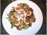 Fig, Cabrales, and Walnut Salad