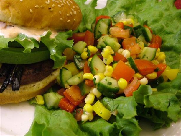 Fiesta Cucumber-Corn Salad. Photo by Halcyon Eve