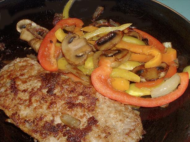 Gypsy Schnitzel (Zigeunerschnitzel). Photo by Bergy