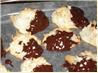 Coconut Macaroons With a Chocolate Topping