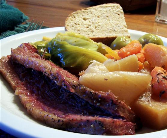 Slow Cooked Corned Beef and Cabbage. Photo by PaulaG