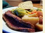 Slow Cooked Corned Beef and Cabbage