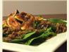 Warm Spinach, Fig, and Prosciutto Salad with Honey Balsamic Vina. Recipe by Tasty Tidbits