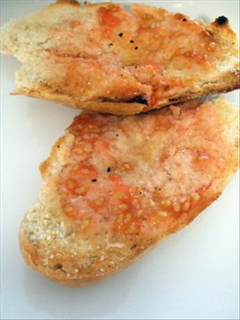 Pa Amb Tomaquet (Tomato Toast). Photo by Picholine
