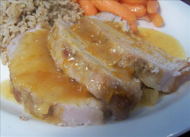 Delicious Apricot Glazed Pork Roast (Crock Pot). Photo by *Parsley*