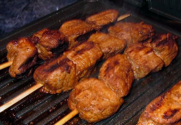 Tapas - Spicy Pork Skewers (pinchos Morunos). Photo by PanNan