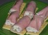 Ham Roll-ups. Recipe by Barenaked Chef