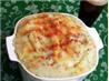 Sea Scallop and Cod Pie Topped With Mashed Potatoes