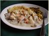 Sea Scallop and Cod Pie Topped With Mashed Potatoes