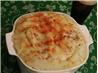 Sea Scallop and Cod Pie Topped With Mashed Potatoes