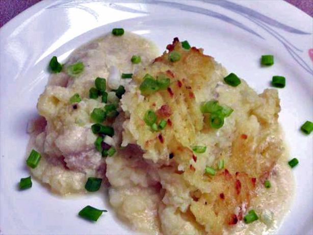 Irish Cod Pie Topped With Mashed Potatoes. Photo by Rita~