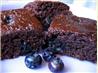 Low Fat Blueberry Brownies