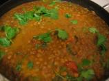 Curry Lentils With Chicken. Photo by WonderMima