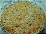 Baked Macaroni Tomatoes & Cheese