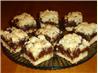 Chocolate Fudge-Nut Cream Cheese Bars. Recipe by Kittencalskitchen