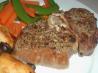 Lamb Chops With Peppercorn & Garlic Paste