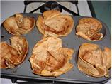 Tortilla Desserts Cups. Photo by NoCookDonna