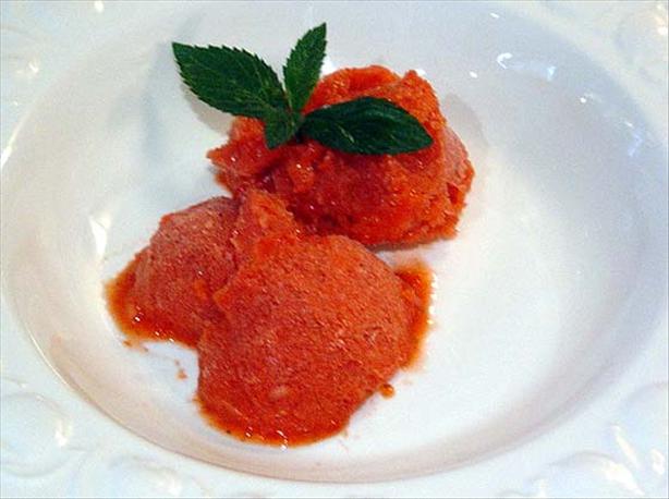 Strawberry Sorbet. Photo by Sackville