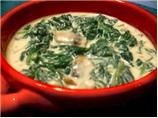 Easy Skillet Creamed Spinach