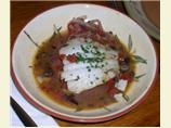 Fresh Fish Steamed with Oranges and Tomatoes