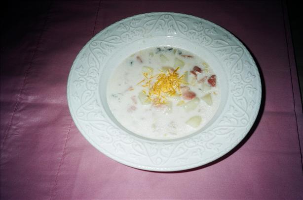 Ham Chowder. Photo by Seasoned Cook