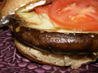 Portabella and Gouda Burger with Garlic Mayo