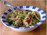 Springtime Vegetable Coleslaw. Photo by A Messy Cook