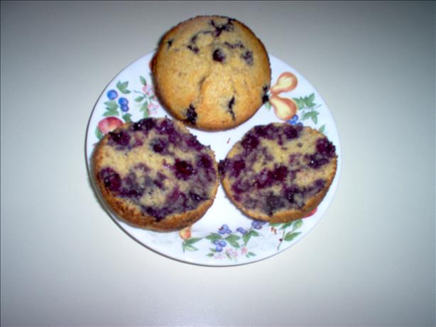 Cornmeal Blueberry Wheat Germ Muffins. Photo by Dorel