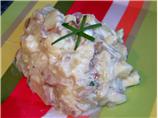 Grilled Onion Potato Salad. Photo by AshK