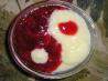 Strawberry Tapioca with Custard