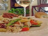 Asparagus Pasta With Toasted Pecans. Photo by Bev