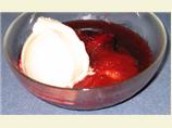 Plums Poached in Marsala
