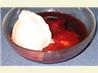 Plums Poached in Marsala