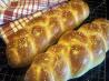 Braided Challah Bread (Bread Machine). Recipe by Marie