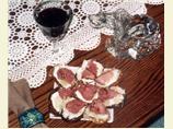 Reuben Pucks with Horseradish Cheese