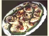 Roasted Red Pepper / Asparagus Stuffed Chicken Breasts