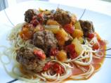 Moroccan Meatballs -- Tagine Kefta
